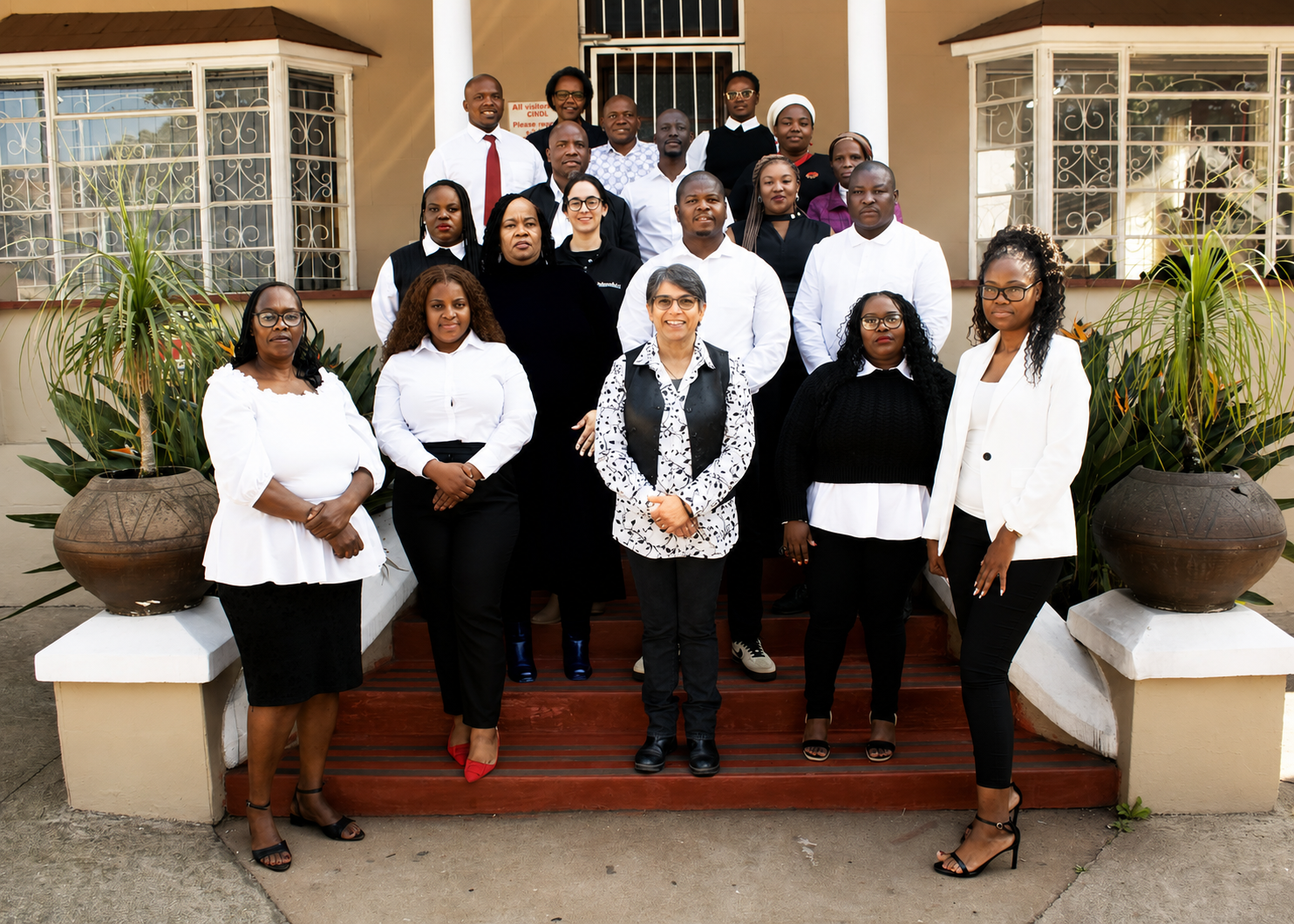 Group photo of the CIINDI staff team